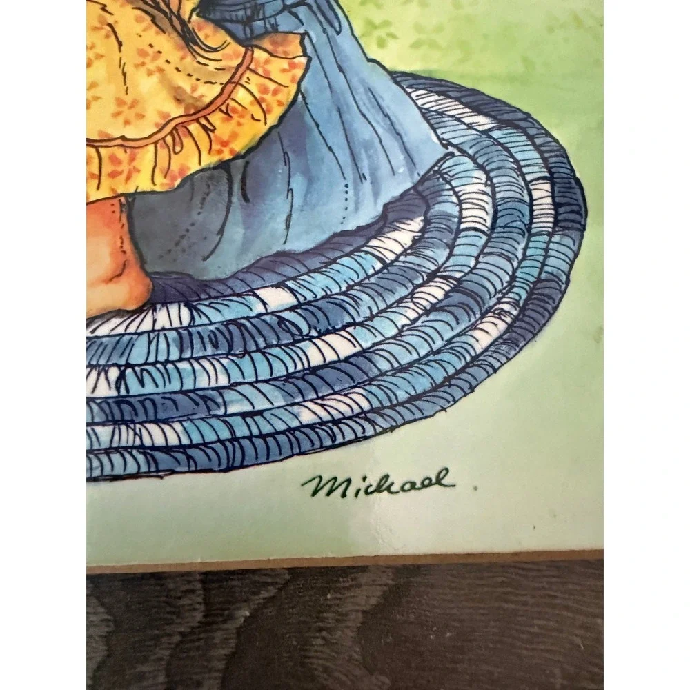 Michael vintage illustration